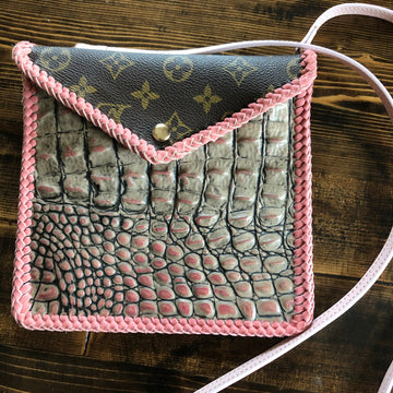 The Falcon - Blush Pink MonogramVS Crossbody