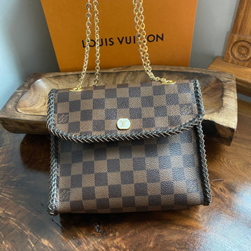 The Canvasback Shoulder/Crossbody Bag -CS Damier in Brown