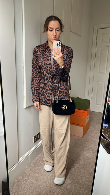 Gucci Black VS Mini Velvet Marmont Shoulder Bag