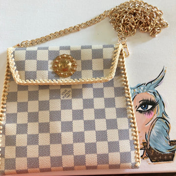 The Falcon - Damier Azur DelightVS Crossbody