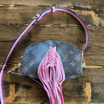 The Junco -CS Monogram in Pink Crossbody Bag