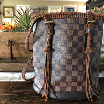 The Owl -VS Damier Ebene Bucket Bag