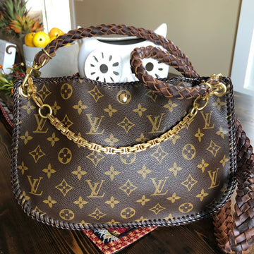 The Peacock -VS Monogram Hobo Crossbody