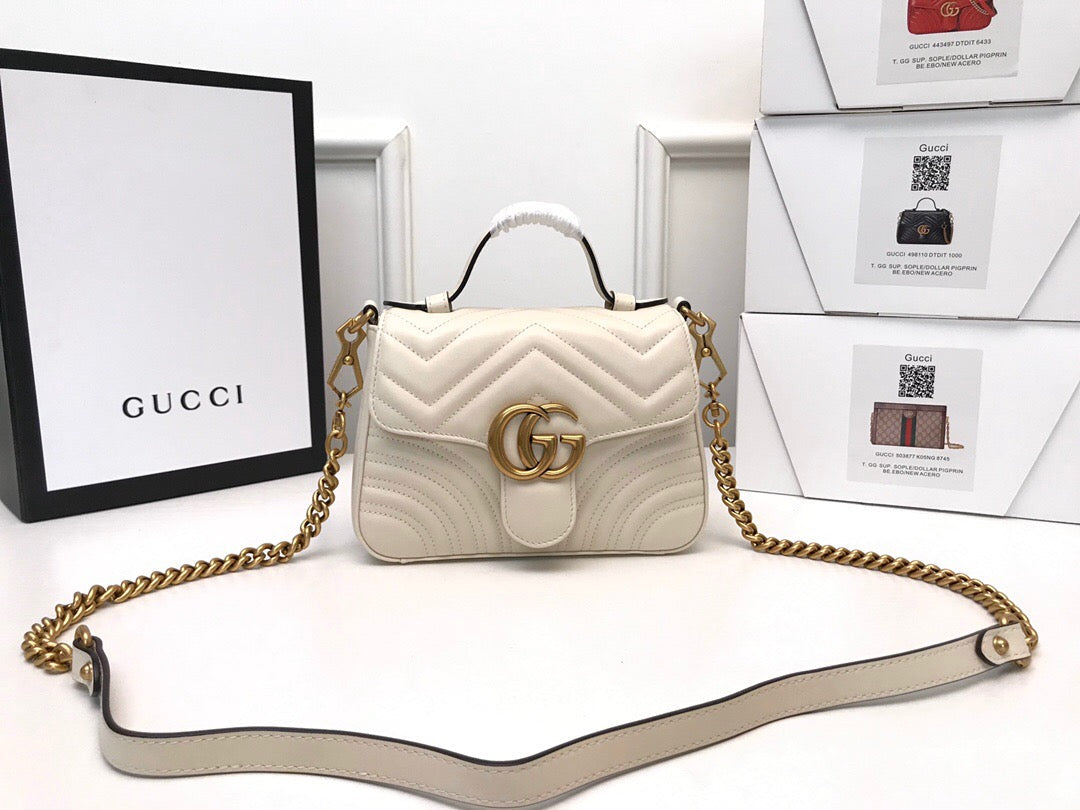 Gucci  VS Marmont Mini Top Handle Bag