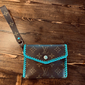 The Cardinal - TurquoiseCS Card Holder/Wallet/Keychain