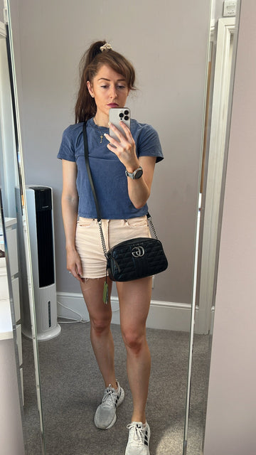 Gucci Aria VS Blue Marmont Small Shoulder Bag (RRP £1250)