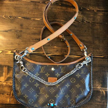 The Peacock -VS Monogram Hobo Crossbody