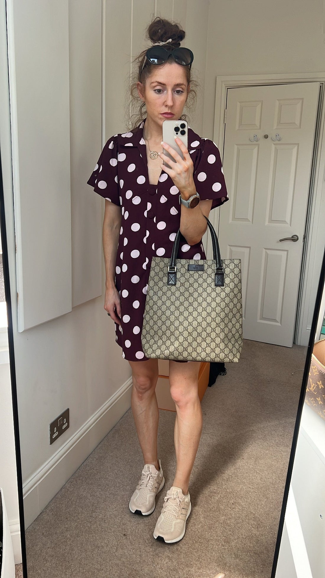Gucci VS Monogram Canvas Tote Bag