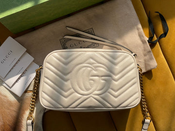 Gucci VS Marmont Small Matelasse Shoulder Bag