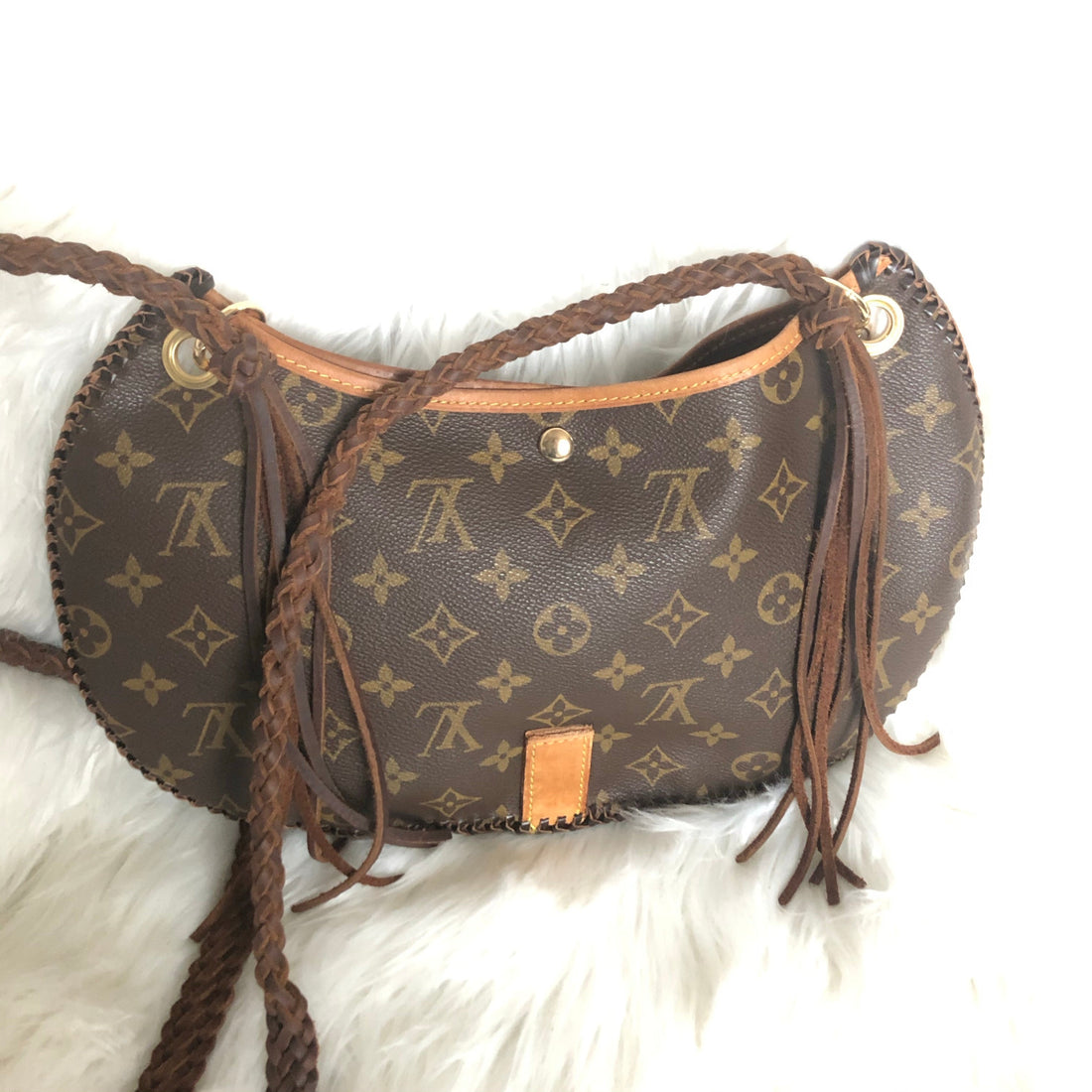 The Peacock -VS Monogram Hobo Crossbody/Tote