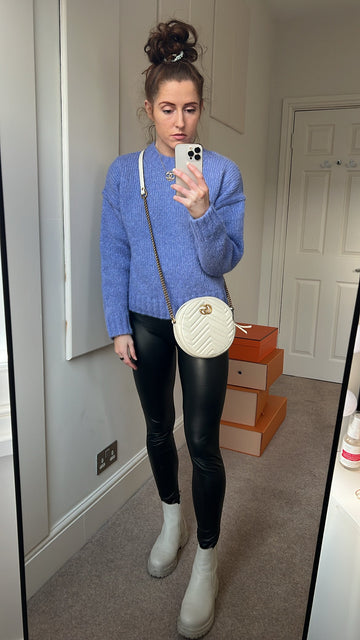 Gucci VS Round White Marmont Small Shoulder Bag (RRP £1,160)