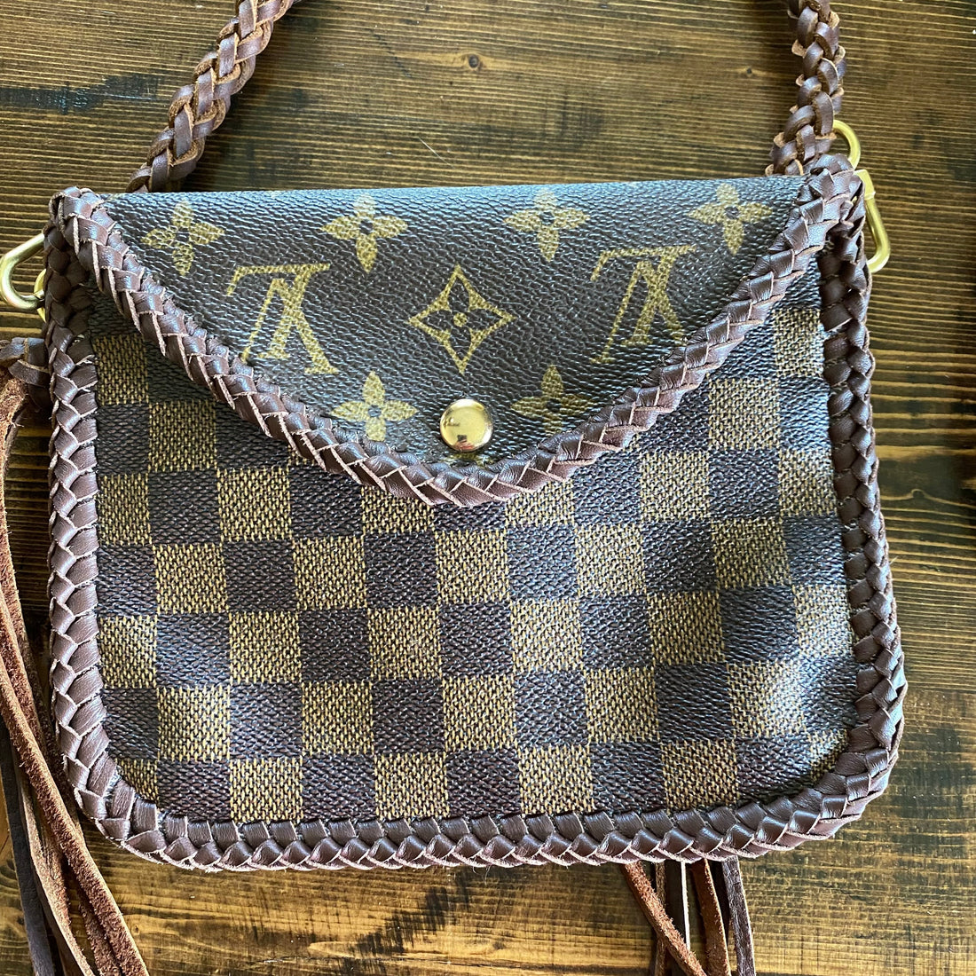 The Falcon - Damier/Monogram MixVS Wristlet/Crossbody/Clutch
