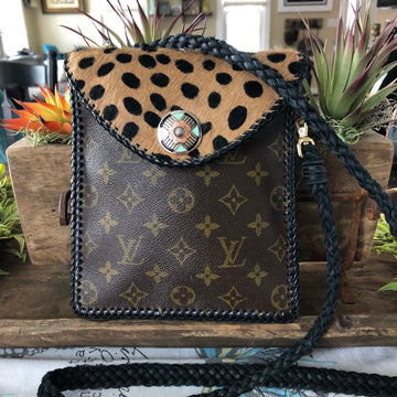 The Robin -VS Monogram Cheetah Crossbody