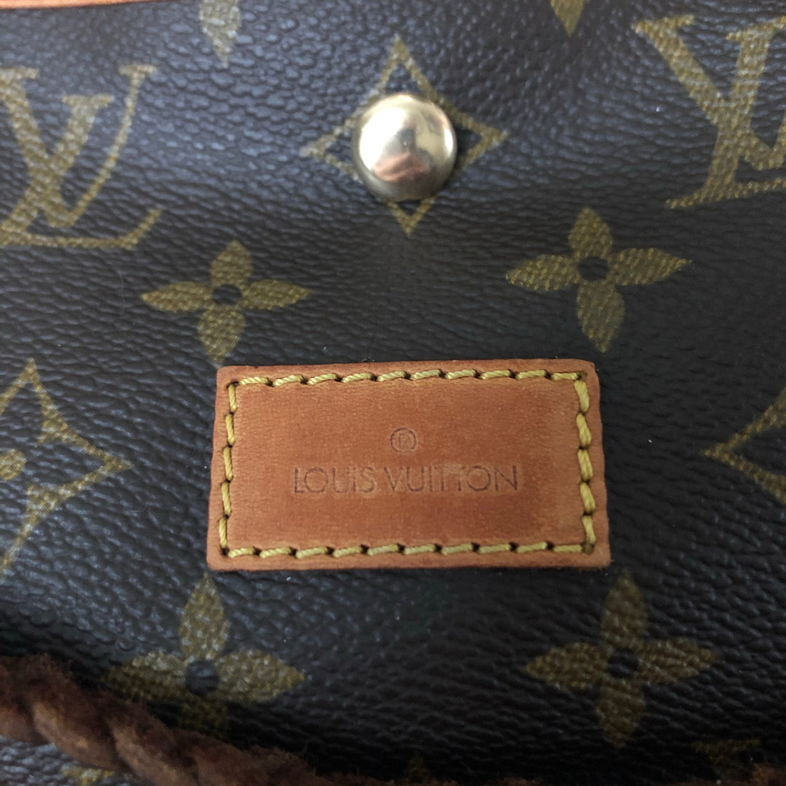 The Peacock -VS Monogram Tote with Monogram Strap