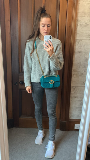 Gucci VS Mini Velvet Marmont Mini Shoulder Bag