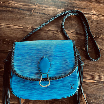 The Swift -CS Blue Epi Crossbody