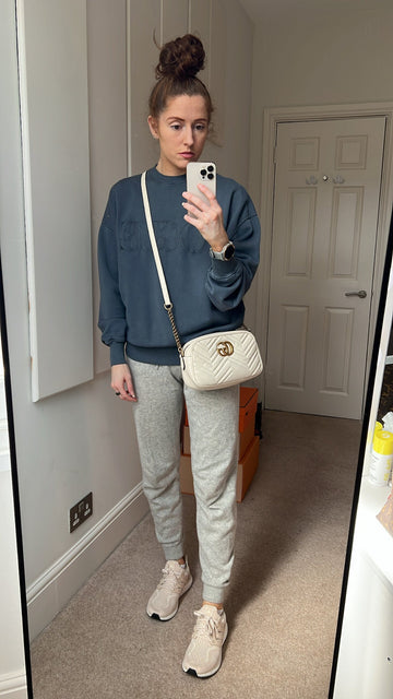 Gucci VS White Marmont Small Shoulder Bag