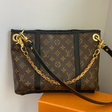 The Owl -CS Monogram Shoulder Bag in Black