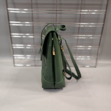 Green Backpack with Stachel
