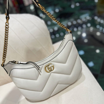 VS SMALL 26 MARMONT BAG IN WHITE CALFSKIN