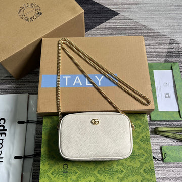 VS MARMONT MINI 18 BAG IN WHITE CALFSKIN