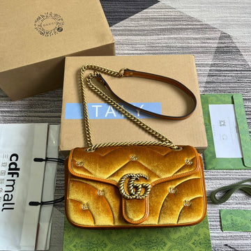 VS MARMONT MEDIUM 26 BAG IN GOLDEN VELVET