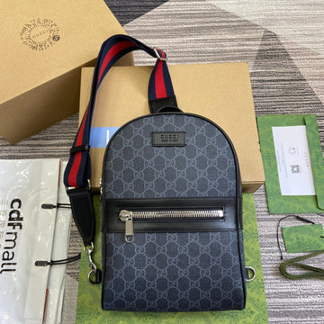 VS CROSS-BODY BAG 29 BLACK CANVAS