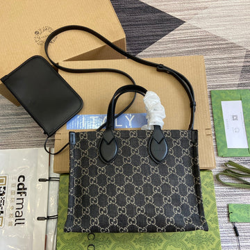 OPHIDIA VS 27 MEDIUM TOTE BAG BLACK DENIM
