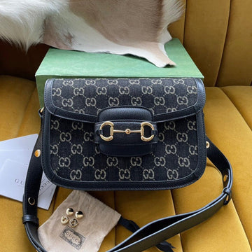 VS HORSEBIT 1955 MINI BAG 25 IN BLACK DENIM