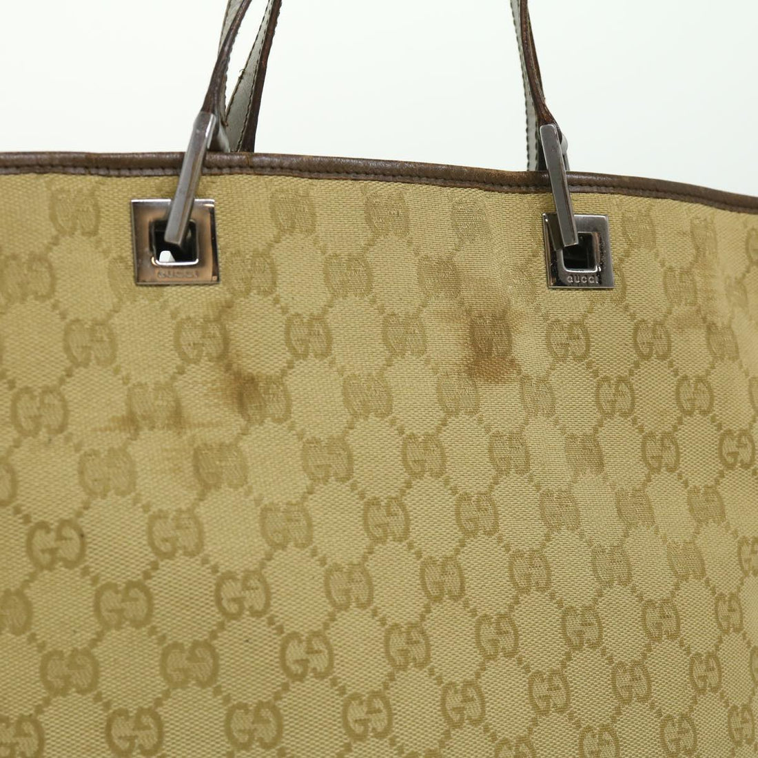 GUCCI VS Canvas Tote Bag Beige  ki2268