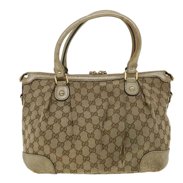 GUCCI VS Canvas Shoulder Bag 2way Beige  ki2405