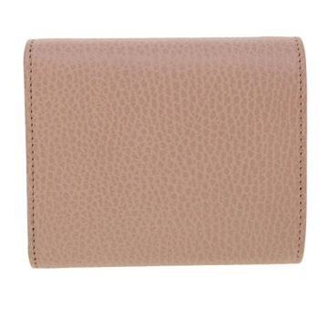 GUCCI VS Marmont Wallet Leather Pink 546584 Auth ki2633