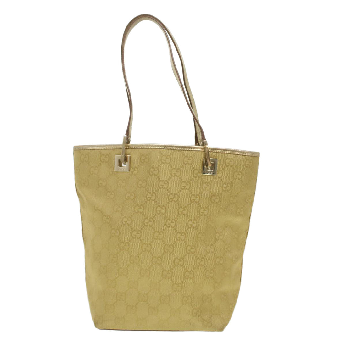 GUCCI VS Canvas Tote Bag Gold Tone 002.1099.001998  ki2751