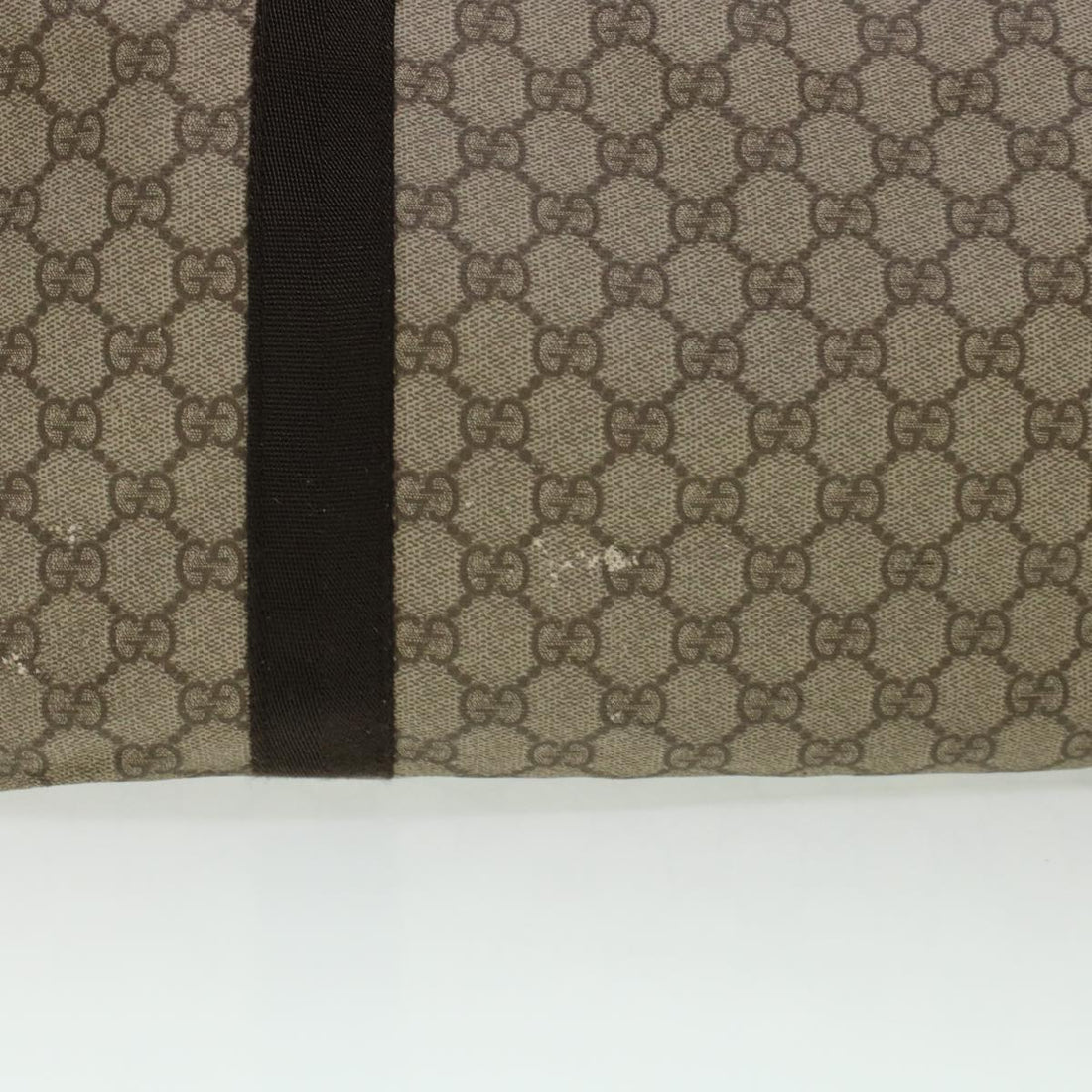 GUCCI VS Canvas Tote Bag PVC Leather Beige 141624  ki3005