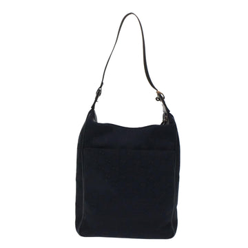 GUCCI VS Canvas Shoulder Bag Leather Black 019.0537 2123  ki3192