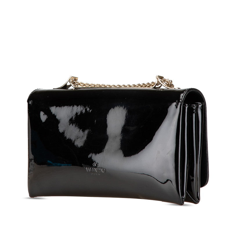 Valentino Patent Leather Rockstud Shoulder Bag