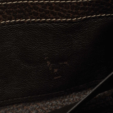Gucci Beige/Brown VS Canvas and Leather Bamboo Tassel Zip Around Wallet