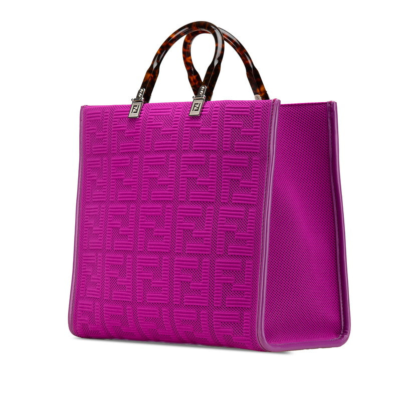 Fendi Canvas Leather Sunshine Medium 2way Bag 8BH386