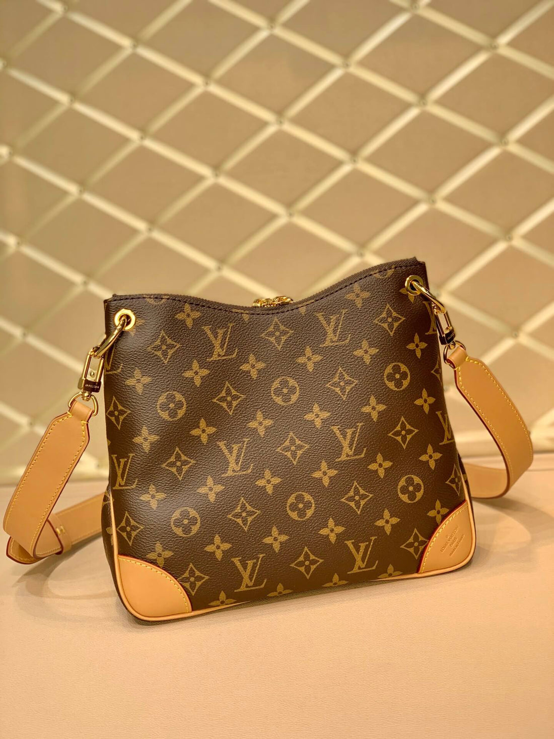 M45354 ODÉON Monogram shoulder bag 28cm Khaki
