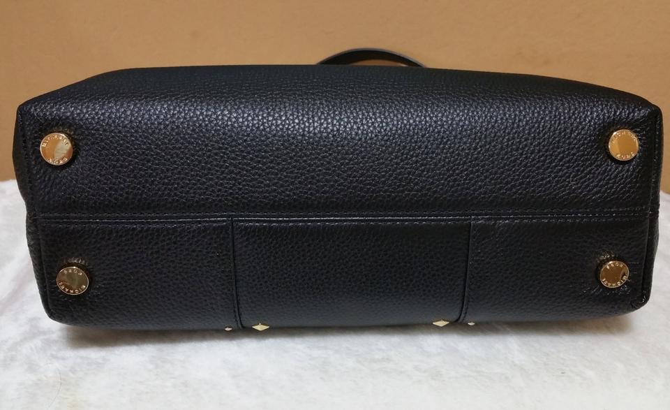 Prada Galleria Double Lux Saffiano Zip Black Calfskin Tote