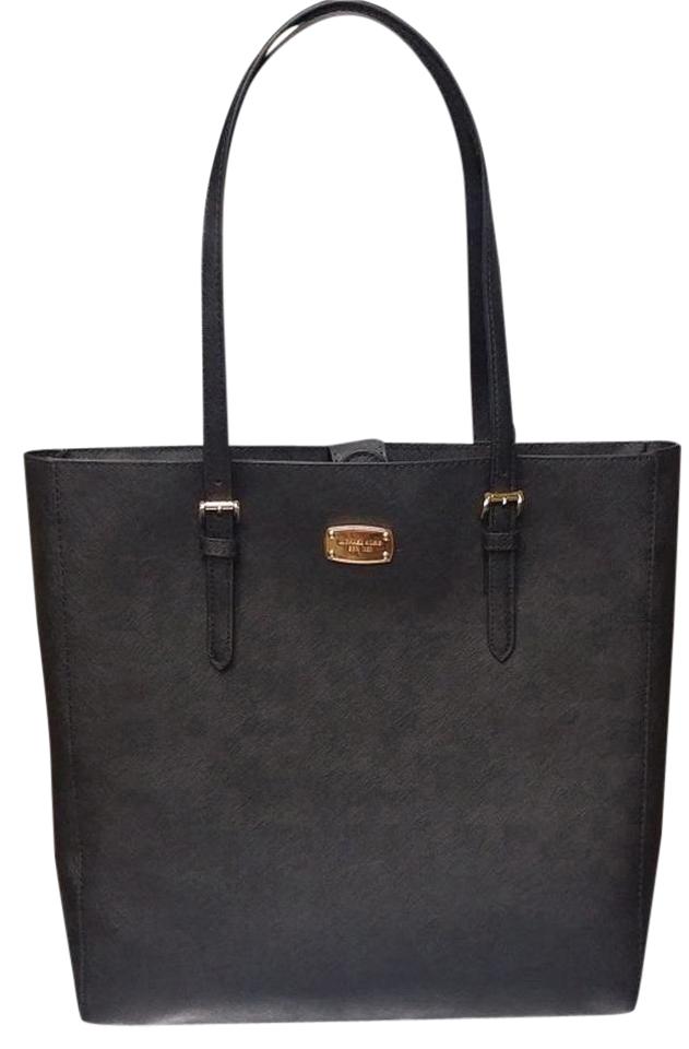 Prada Black Leather Tote Bag
