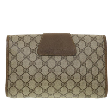 GUCCI VS Canvas Web Sherry Line Clutch Bag Beige Green Red 89.01.030  ny214