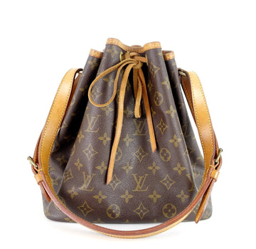 Louis Vuitto Petite Noe Monogram Canvas Bag