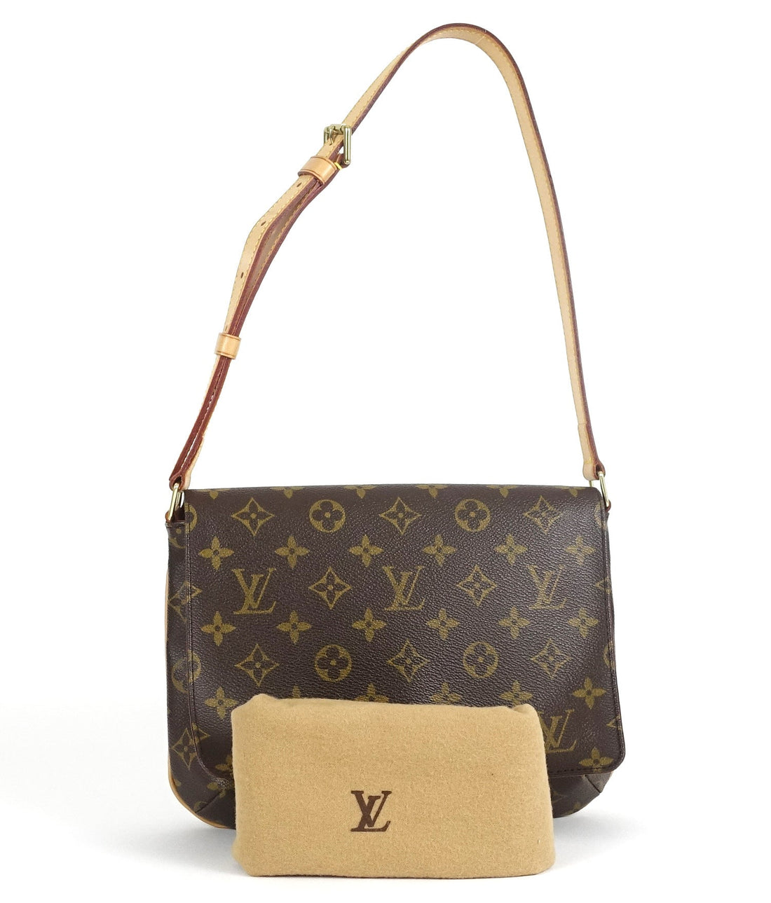 Louis Vuitto Musette Tango Monogram Canvas Shoulder Bag
