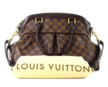 Louis Vuitto Trevi PM Damier Ebene Canvas Handbag