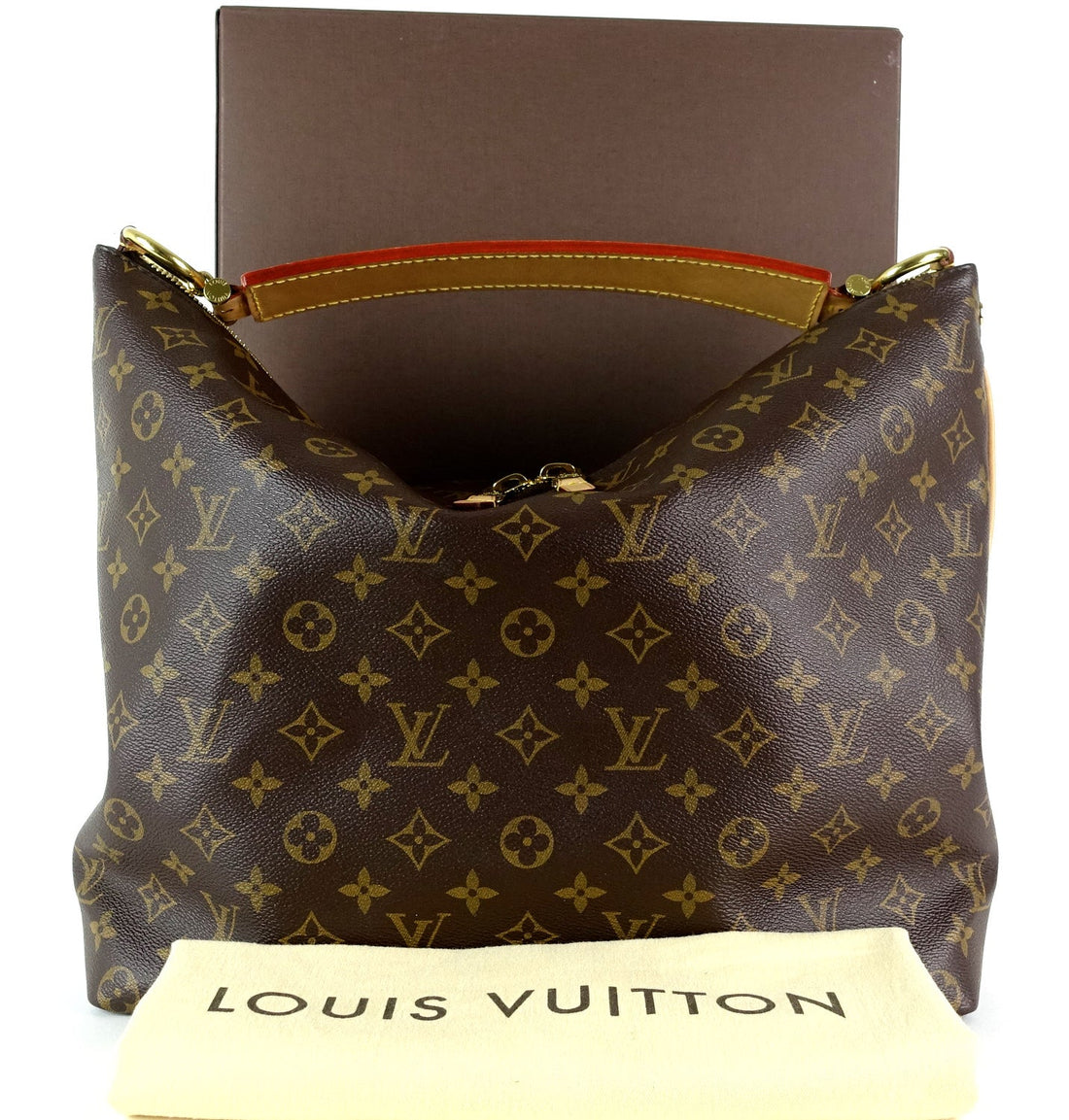 Louis Vuitto Sully MM Monogram Canvas Shoulder Bag