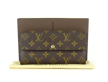 Louis Vuitto Sarah Monogram Canvas Wallet