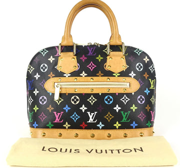 Louis Vuitto Alma Multicolor Monogram Canvas Handbag