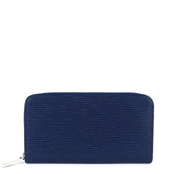 Louis Vuitto Zippy Navy Blue Epi Leather Wallet