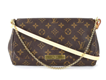 Louis Vuitto Favorite MM Monogram Canvas Handbag with Strap